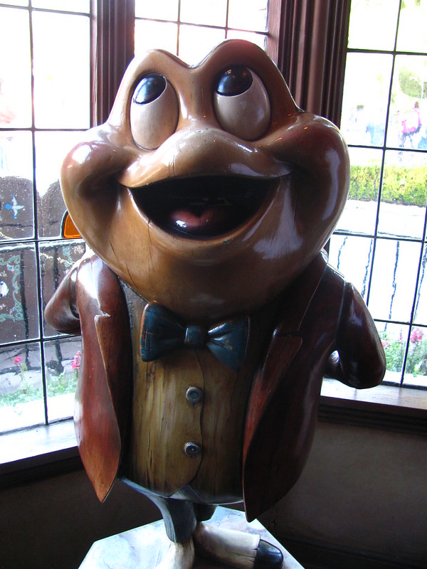 Mr Toad Statue at Disney