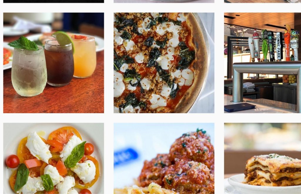 Napa Ristorante e Bar at Downtown Disney Anaheim California Instagram page. Best Restaurants in Downtown Disney