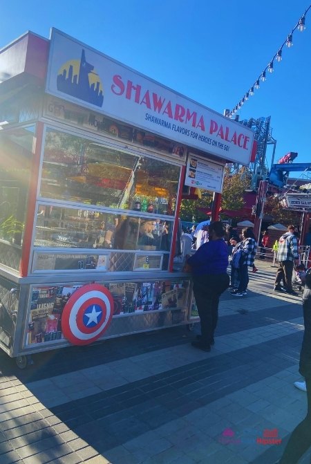 Shawarma Palace in Avengers Campus California Adventure. Keep reading to learn about the best things to do in Avengers Campus at Disneyland Resort.