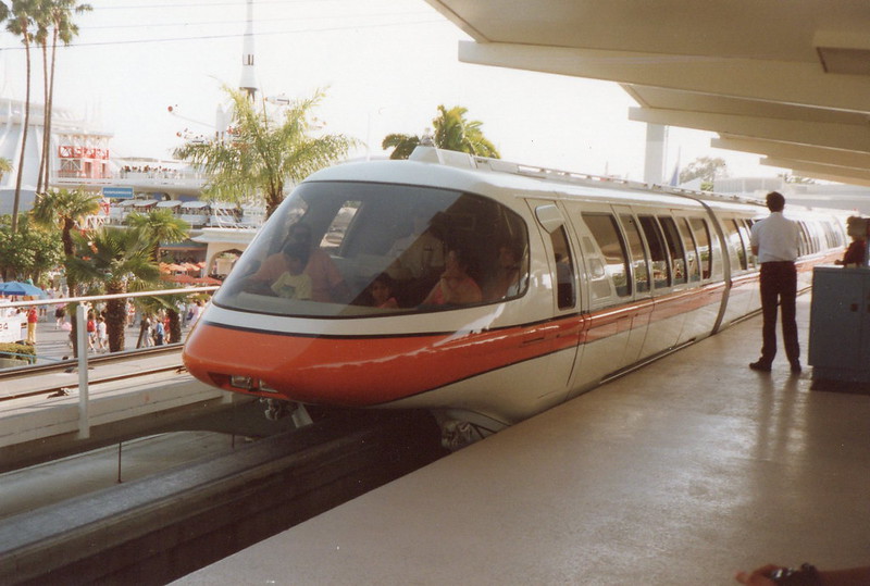 Disneyland Monorail in 1990