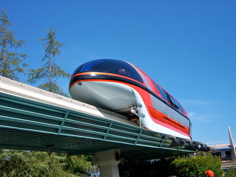 Disneyland Monorail on its 50th Anniversary June 2009