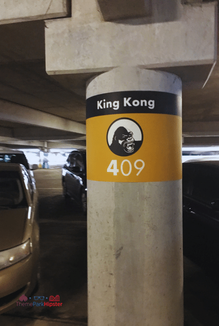 King Kong Parking Area in Universal Orlando Resort Garage