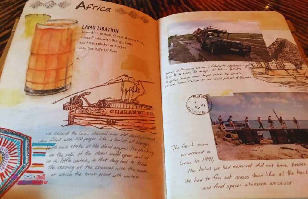 Nomad Lounge in Animal Kingdom Menu. Making it one of the best restaurants in Animal Kingdom.