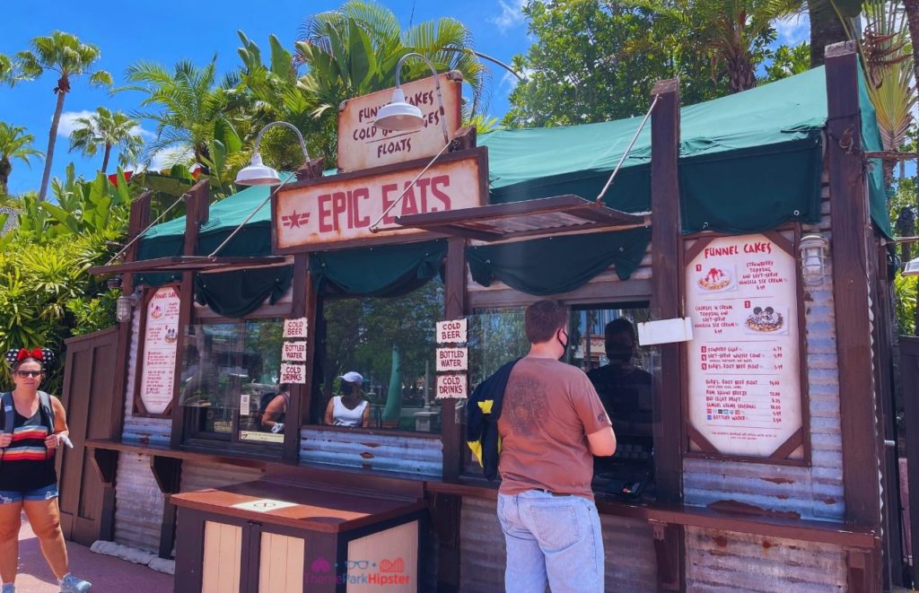 Disney Hollywood Studios Epic Eats Kiosk. Keep reading to know what to pack and what to wear to Disney World in June for your packing list.