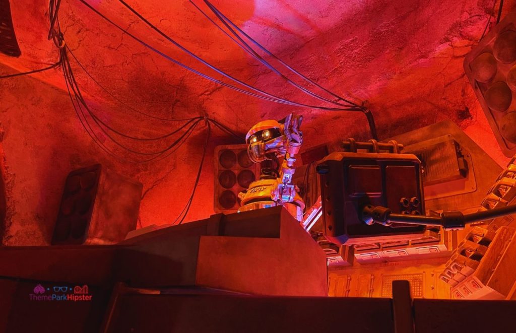 Disneyland Oga’s Cantina DJ Rex in Star Wars Galaxy's Edge. Keep reading to get the best days to go to Disneyland and Disney California Adventure and how to use the Disneyland Crowd Calendar.