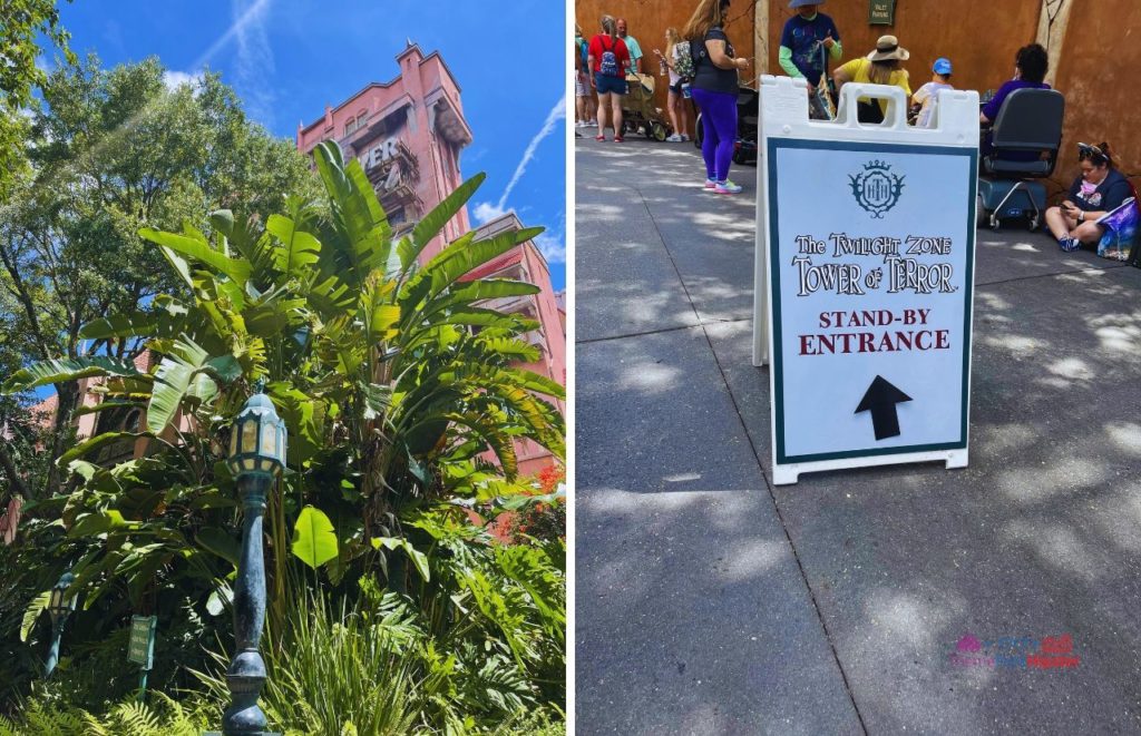 Disney Hollywood Studios Twilight Zone Tower of Terror Long line. Keep reading to know the best days to go to Hollywood Studios and how to use the Disney Hollywood Studios Crowd Calendar.