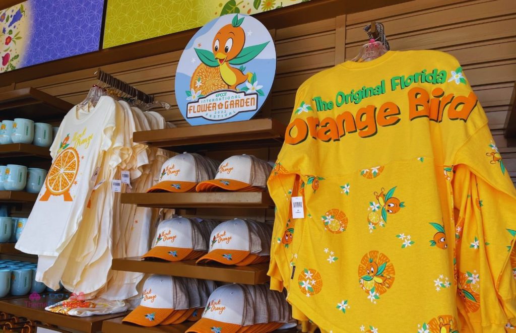 Epcot Flower and Garden Festival Orange Bird Spirit Jersey. Keep reading to get the best Disney World souvenirs to buy for your trip!