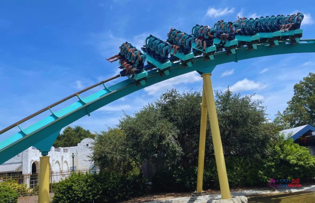 Kraken Rollercoaster at SeaWorld Orlando.