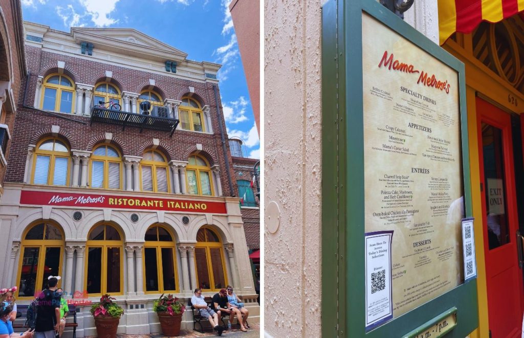 Mama Melrose's Ristorante Italiano Menu in Disney Hollywood Studios. Keep reading to learn about the best Disney World restaurants for adults.