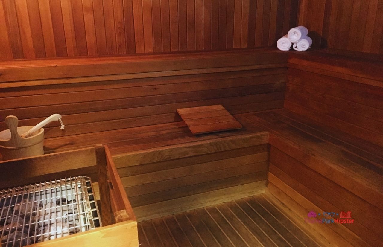 Mandara Spa Universal Orlando Portofino Bay Resort Sauna Room