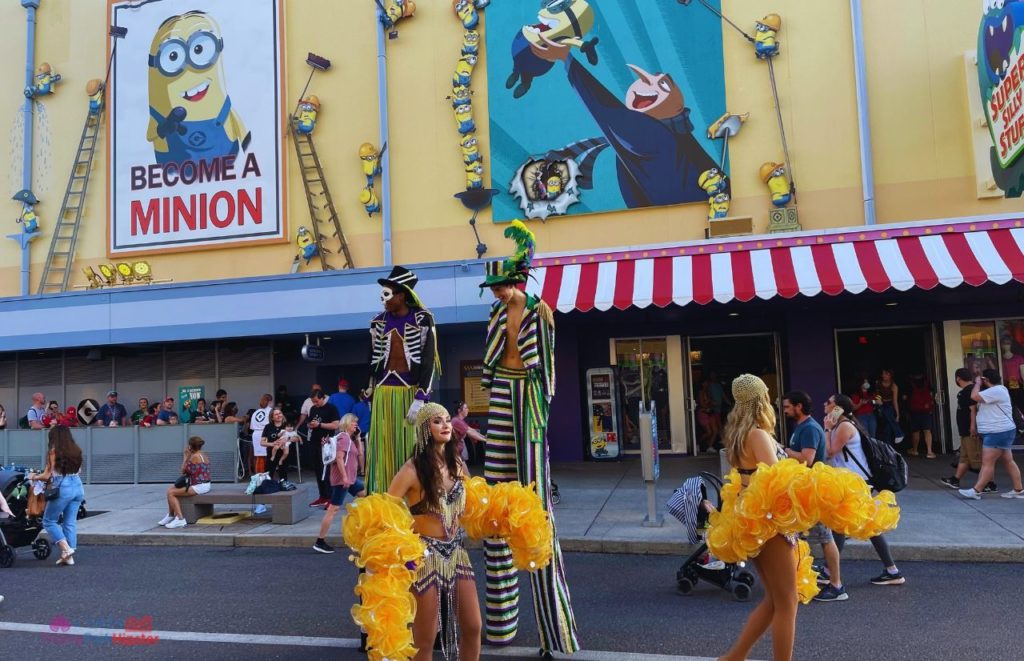 2024 Minion Mayhem ride during Universal Studios Mardi Gras