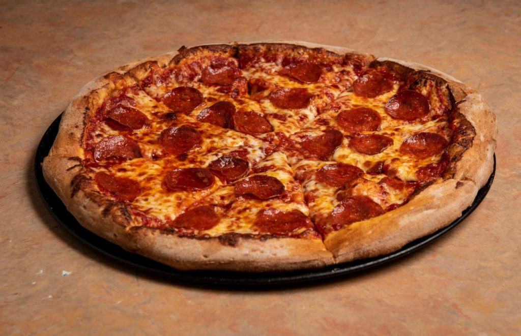 Pepperoni Pizza from Mellow Mushroom. Keep reading to get the best restaurants near SeaWorld Orlando.
