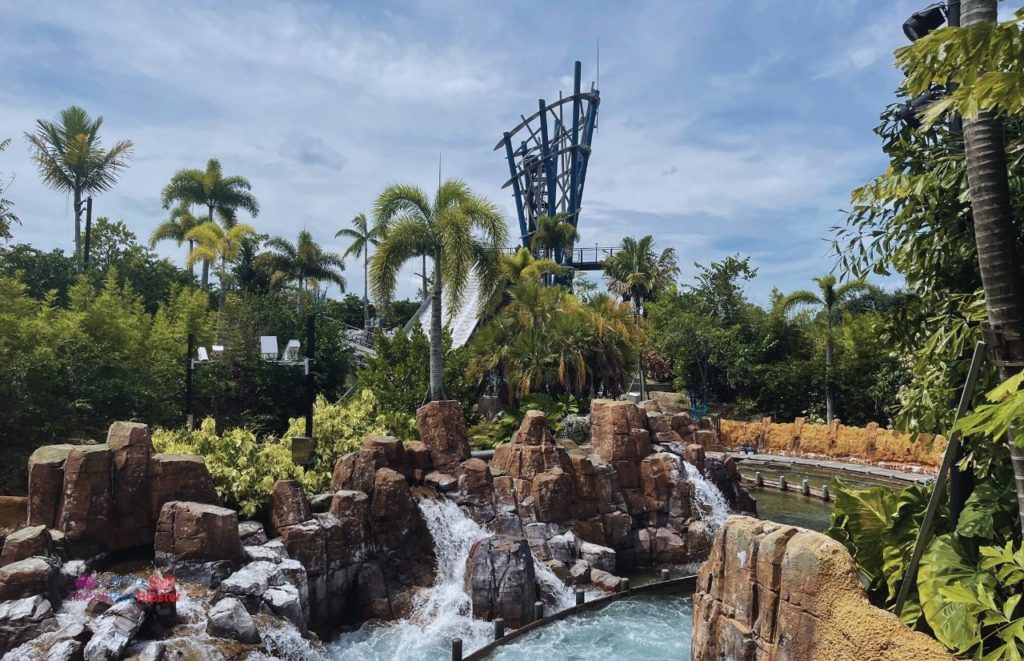 SeaWorld Orlando Resort Solo Trip Infinity Falls. Keep reading to learn how to have a Solo Trip to SeaWorld and how to travel alone with anxiety.