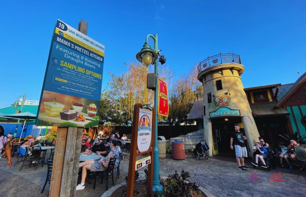 SeaWorld Orlando Mama's Pretzel Kitchen Seven Seas. Keep reading to learn more about the best SeaWorld Orlando restaurants.