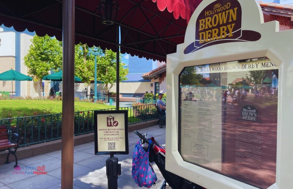 The Hollywood Brown Derby Lounge in Hollywood Studios Menu. Best table service in Hollywood Studios at Walt Disney World.
