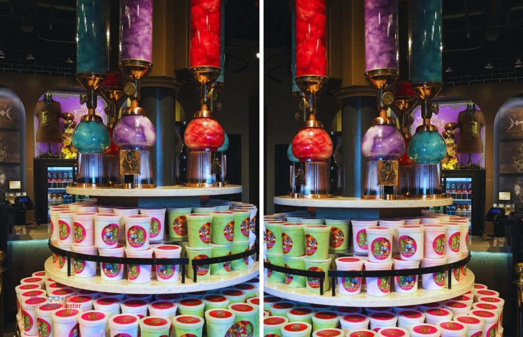 Toothsome Chocolate Emporium Cotton Candy in CityWalk at Universal Orlando Resort.