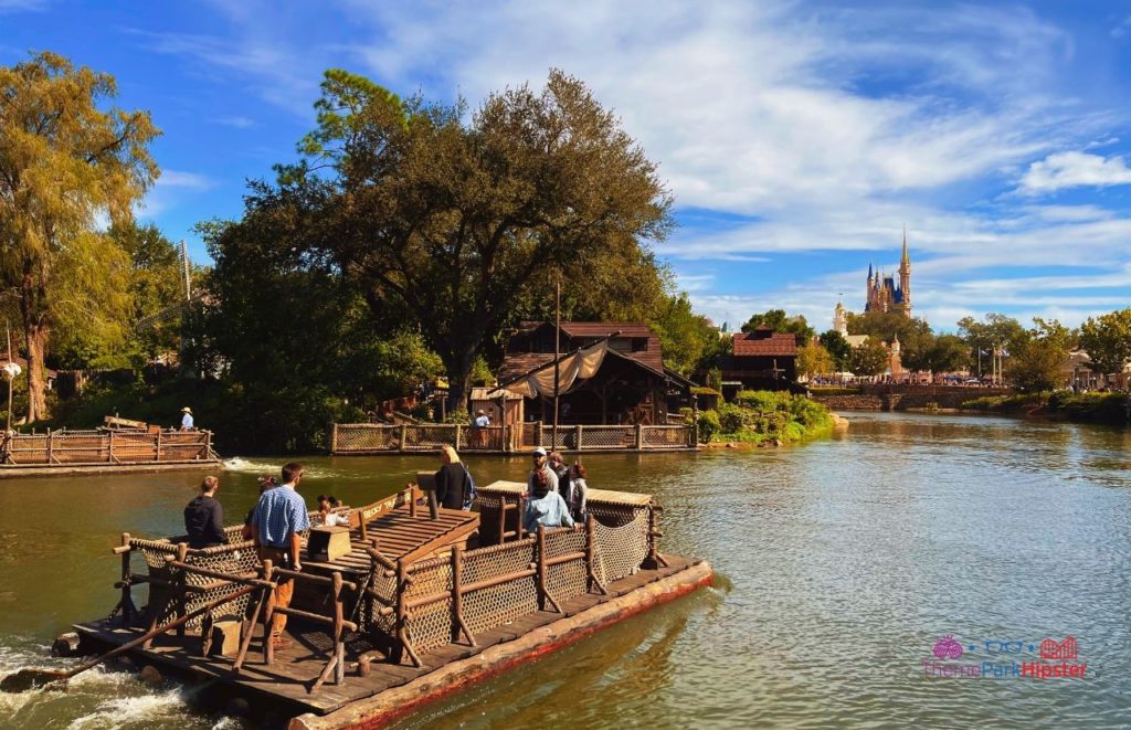 Disney Magic Kingdom Boat Ride Over to Tom Sawyer Island at Frontierland. Keep reading to get everything you must do at Magic Kingdom and the best things to do at Disney World. Photo copyright ThemeParkHipster.