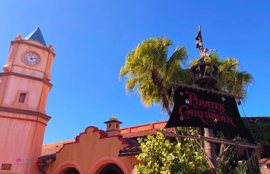 Disney Magic Kingdom Pirates of Caribbean Ride Entrance. Keep reading to know what to pack and what to wear to Disney World in July for your packing list.