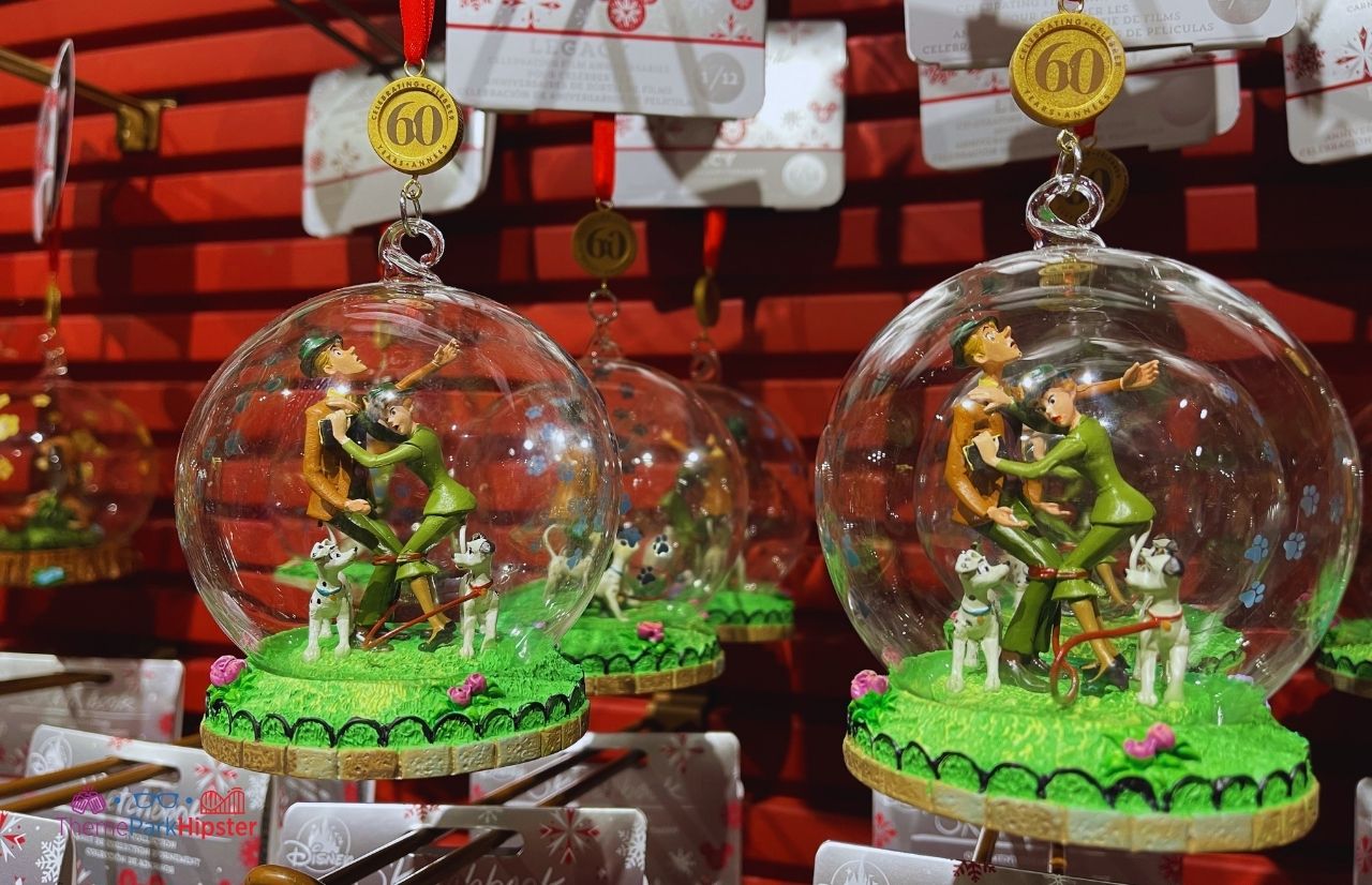 Disney Magic Kingdom Ye Olde Christmas Shoppe in Liberty Dalmatians Ornaments. Keep reading to get your perfect Disney Resort Christmas Decorations Tour!