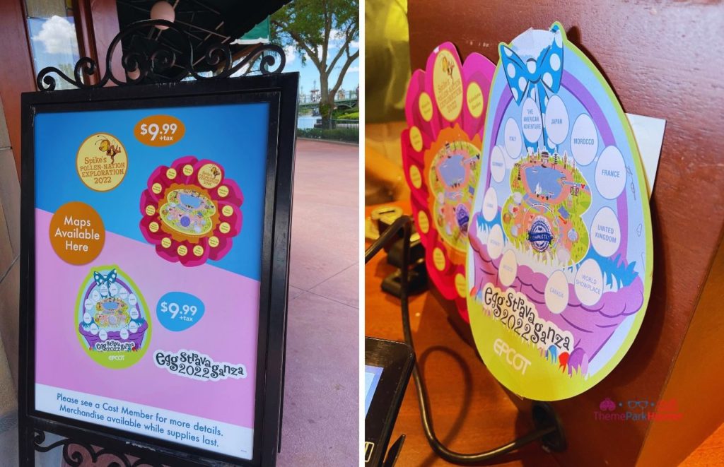 Epcot Egg Hunt map. Keep reading learn more about the Epcot Egg Hunt also know as Egg-Stravaganza Scavenger Hunt.