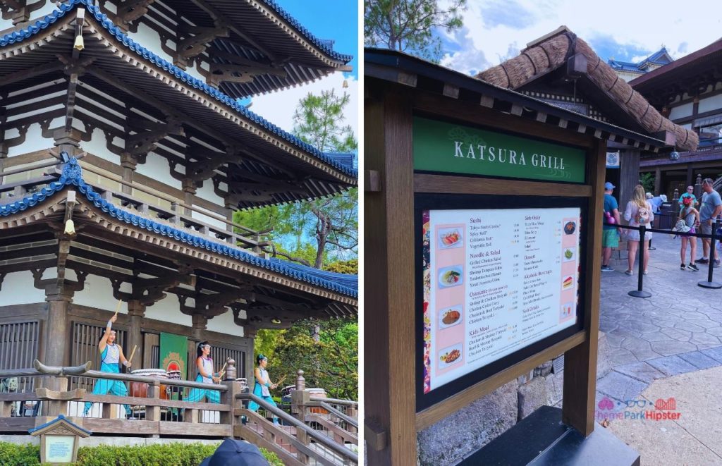 Epcot Japan Pavilion Drummers and Katsura Grill Menu. Keep reading see what's the best sushi in Disney World.