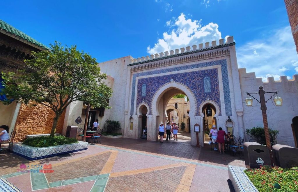 Epcot Morocco Pavilion Entrance. Keep reading to learn about what's new and if the Epcot Food and Wine Festival is worth it?