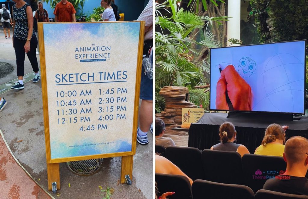Rafiki's Planet Watch Conservation Station at Disney Animal Kingdom Animation Experience Hours and Times