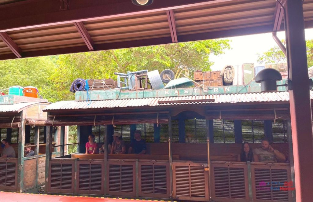 Rafiki's Planet Watch Conservation Station at Disney Animal Kingdom train leaving for harambe village