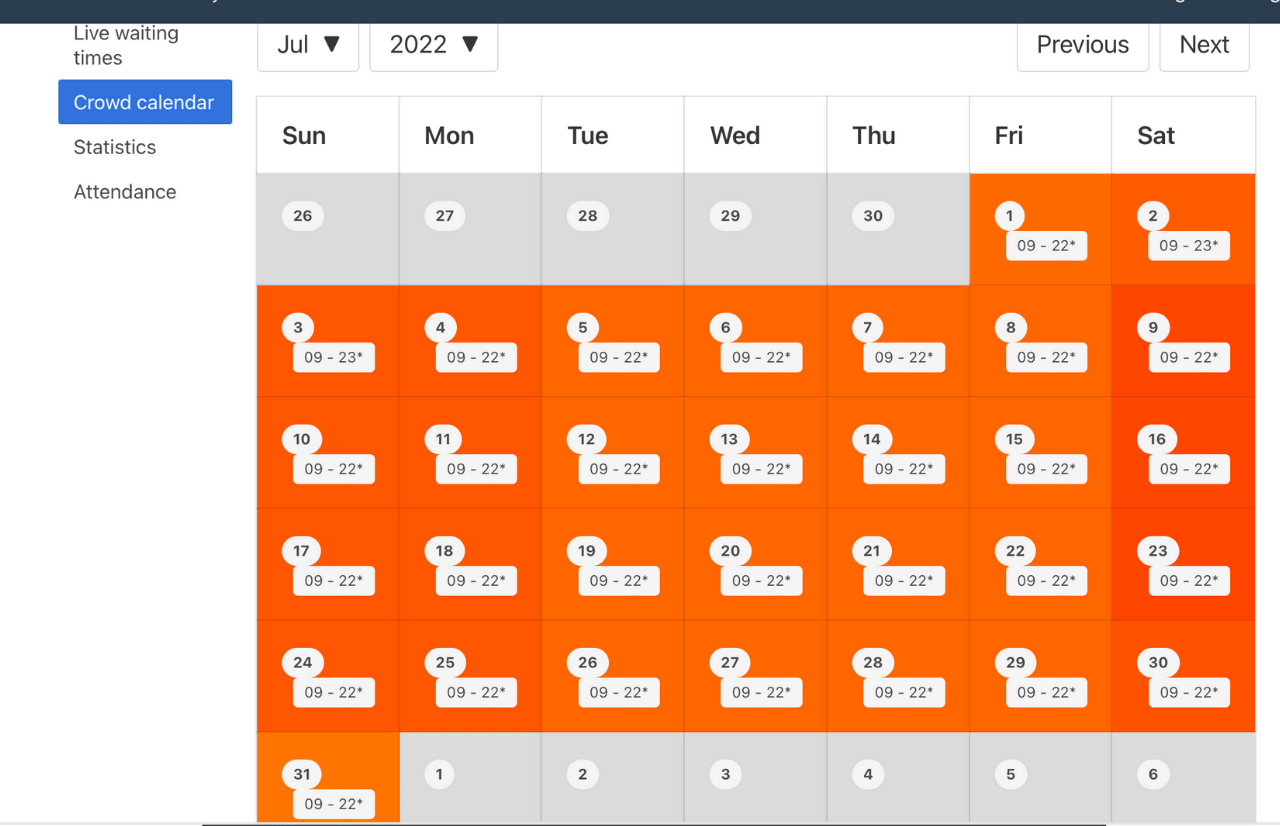 Seaworld San Diego Crowd Calendar Bloomelanette