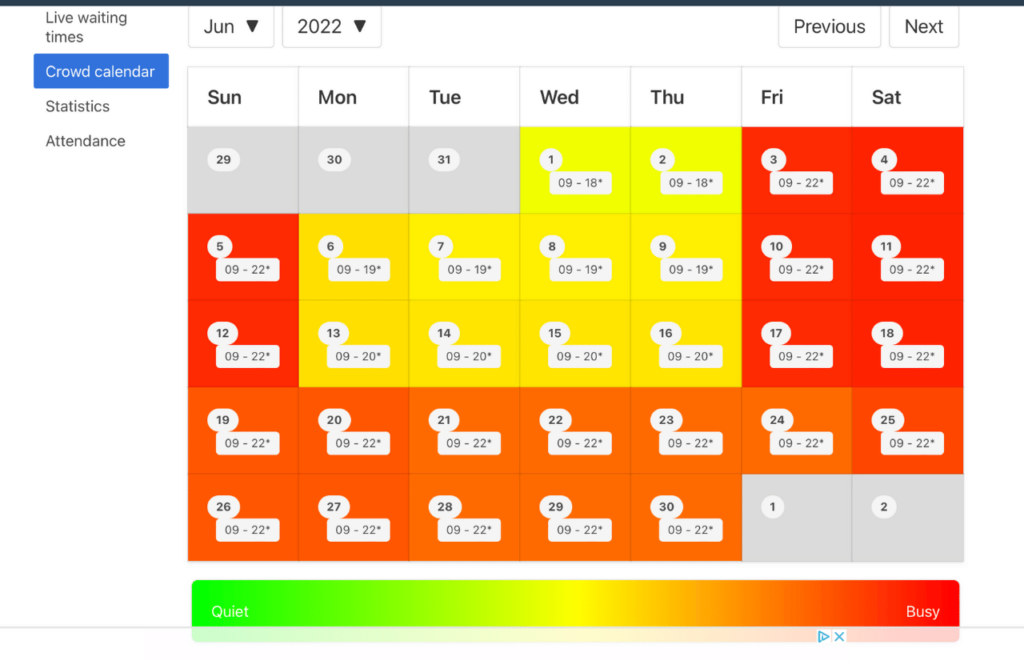 2022 SeaWorld Orlando Crowd Calendar AVOID THE LONG Wait Times 
