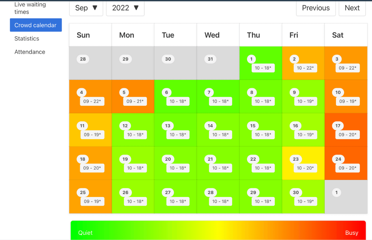 2022 SeaWorld Orlando Crowd Calendar AVOID THE LONG Wait Times! ThemeParkHipster