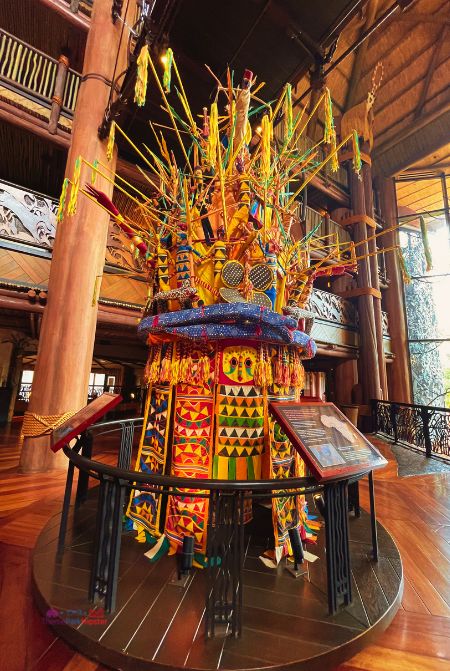 Animal Kingdom Lodge Lobby African Artwork. Keep reading to know how to choose the best Disney Deluxe Resorts for your vacation.