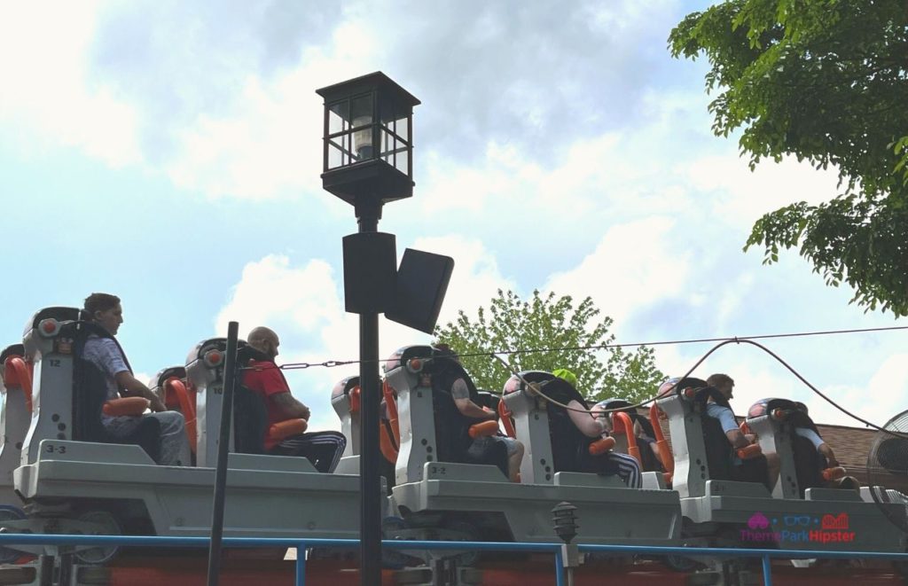 Best Hersheypark Roller Coasters Candymonium Riders Waiting for Launch