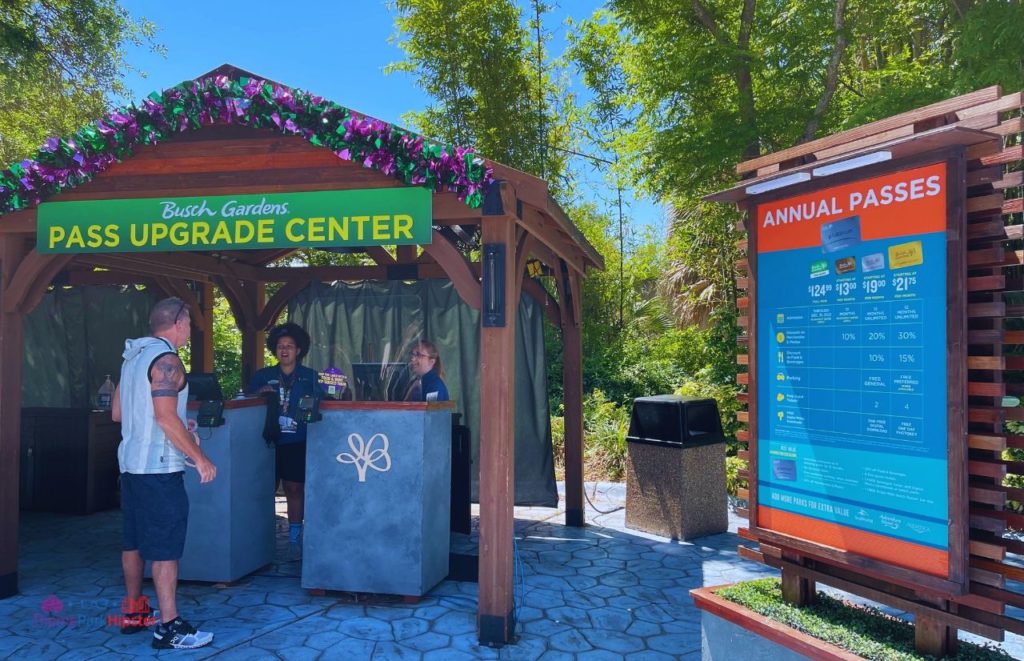 Busch Gardens Tampa Bay Annual Pass Upgrade Center
