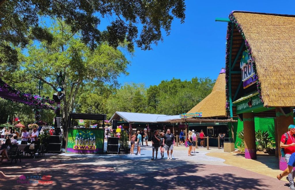 Busch Gardens Tampa Bay Iron Gwazi Area of the park. Keep reading for the battle of Iron Gwazi vs Gwazi.