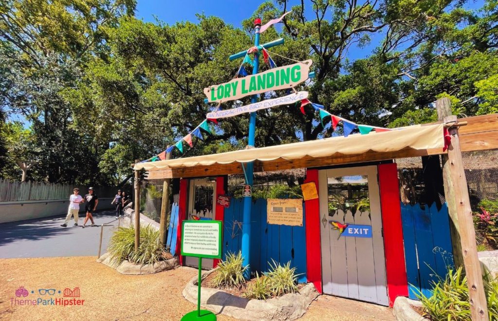 Busch Gardens Tampa Bay Lory Landing Bird Experience Entrance