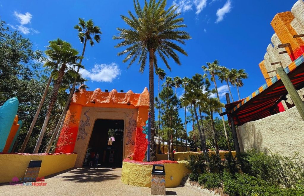 Busch Gardens Tampa Bay Pantopia entrance from auditorium