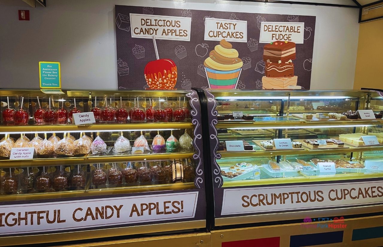 Busch Gardens Tampa Bay Sultan’s Sweet Shop Candy Apples Cupcakes and Fudge