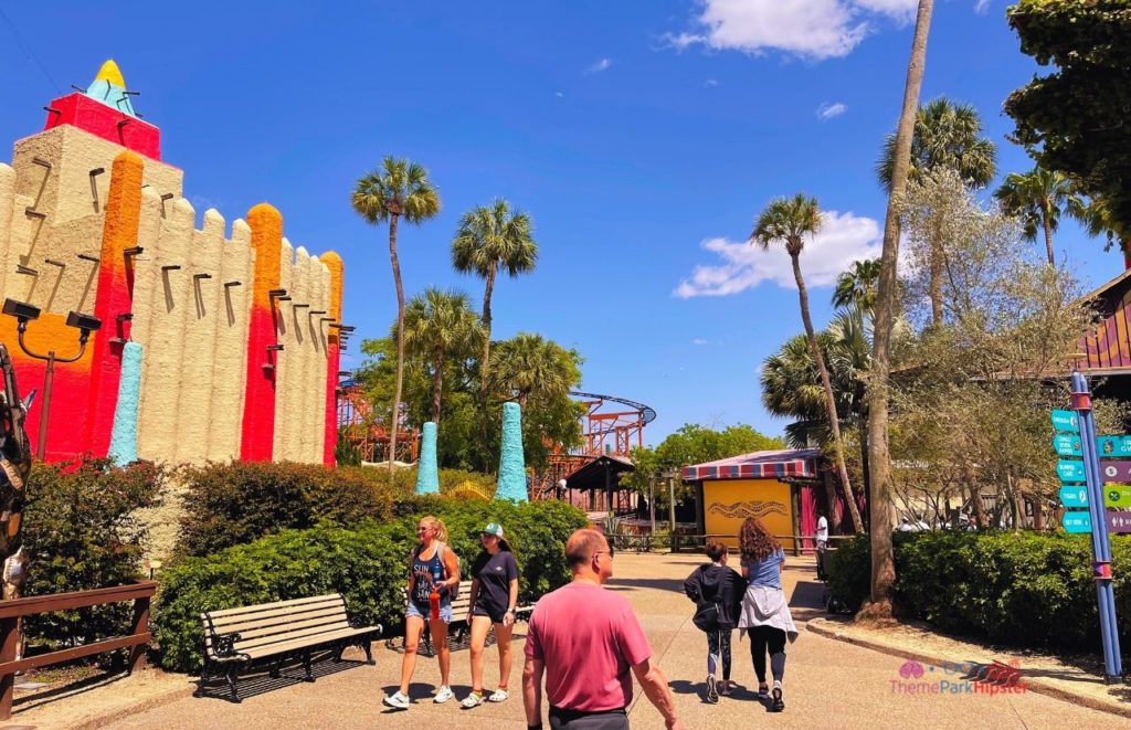 Sandserpant Busch Gardens Tampa Bay pantopia twisty roller coaster