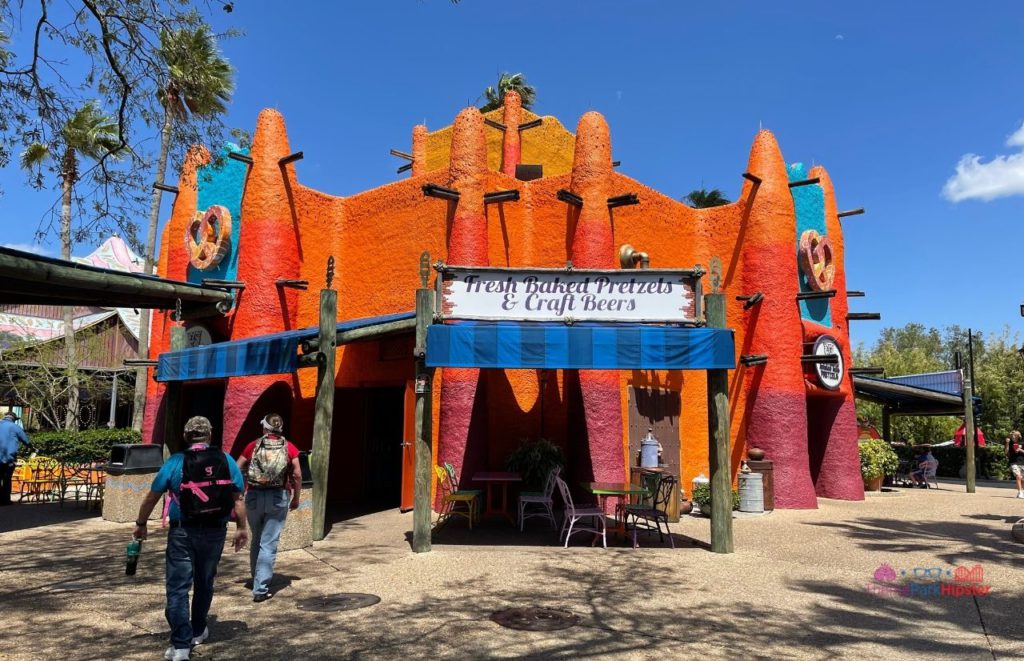 Busch Gardens Tampa Bay twisted pretzels shop One of the must do at Busch Gardens Tampa.