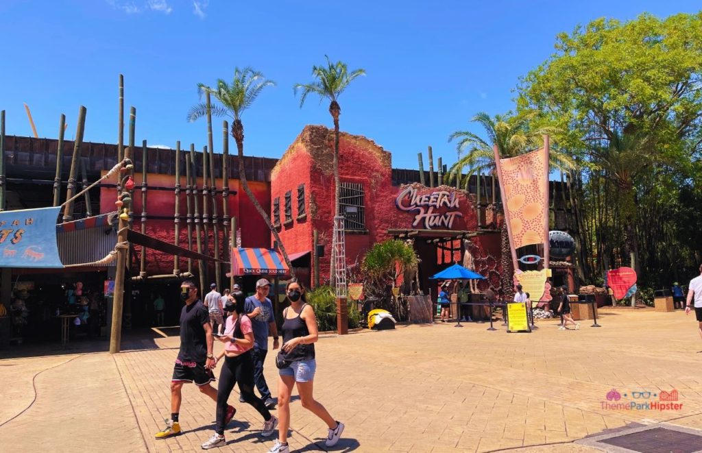 Busch Gardens Tampa Cheetah Hunt roller coaster Entrance