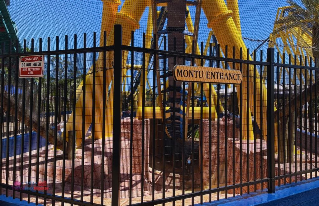 Busch Gardens Tampa Montu Entrance to the roller coaster