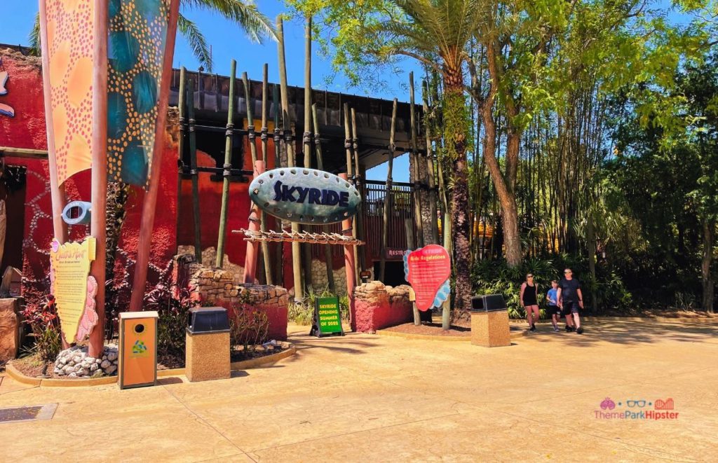 Busch Gardens Tampa New SKyride Entrance