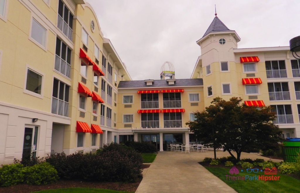 Cedar Point Back Entrance to Hotel Breakers. Keep reading for more Cedar Point tips and tricks for beginners.