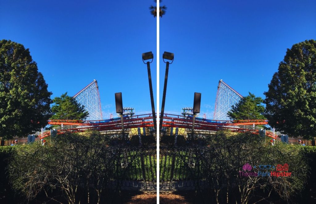 Cedar Point Magnum XL view from bushes