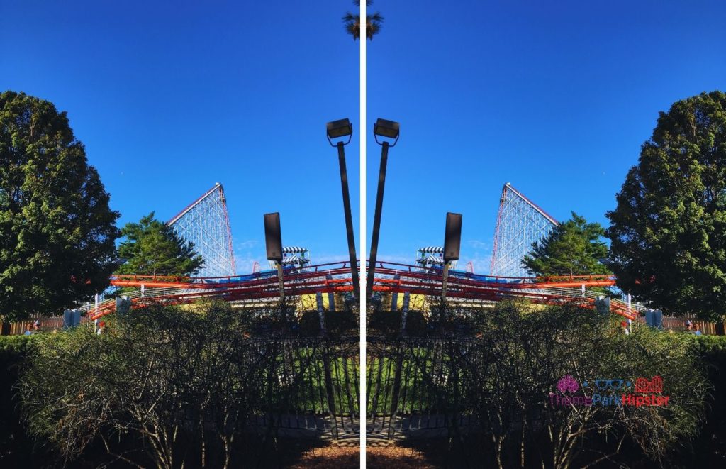 Cedar Point Magnum XL view from bushes