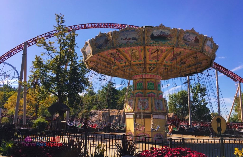 Cedar Point Maverick Roller Coaster and Swings