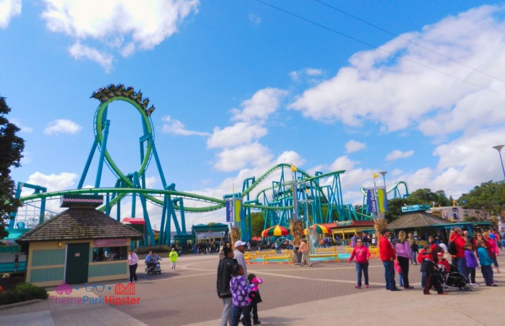 Cedar Point Raptor view with water splash pad. Keep reading to learn about the best Cedar Point rides.