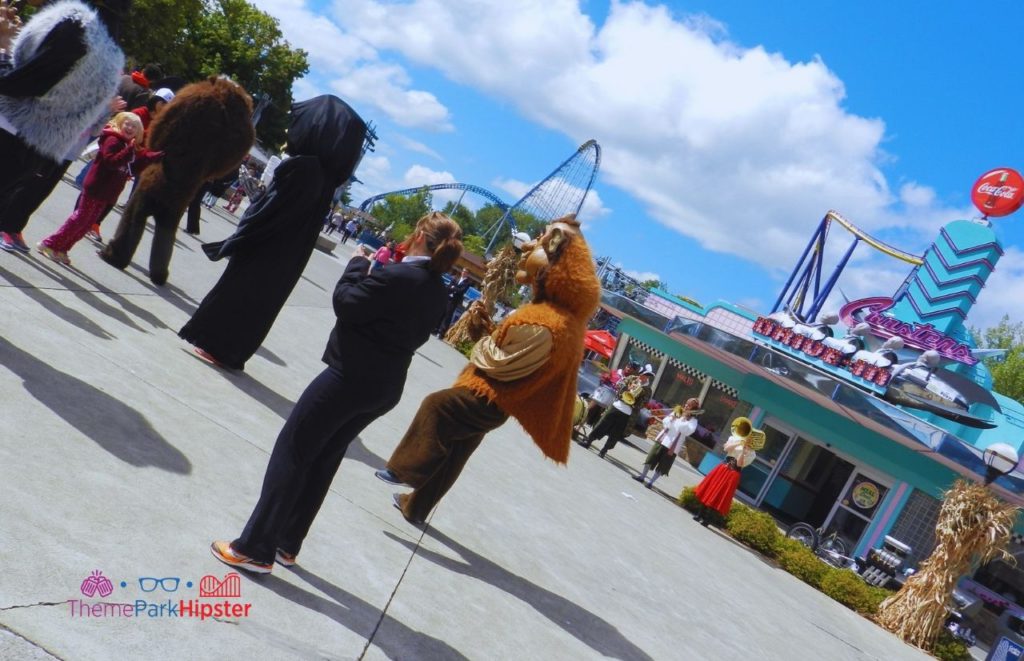 Cedar Point Scareactors at Halloweekens next to Coasters Drive In