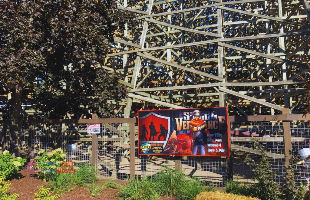 Cedar Point Steel Vengeance Roller Coaster Sign